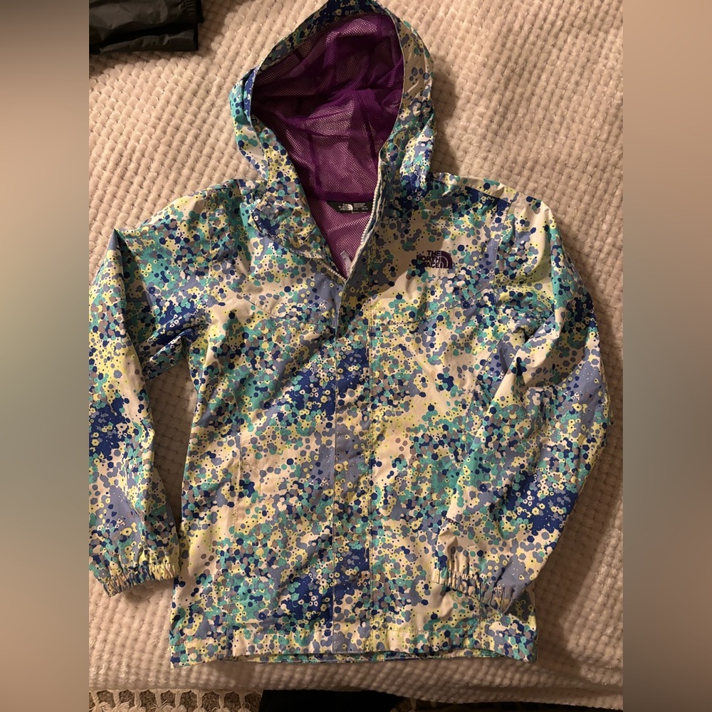 North face Fun speckled Windbreaker